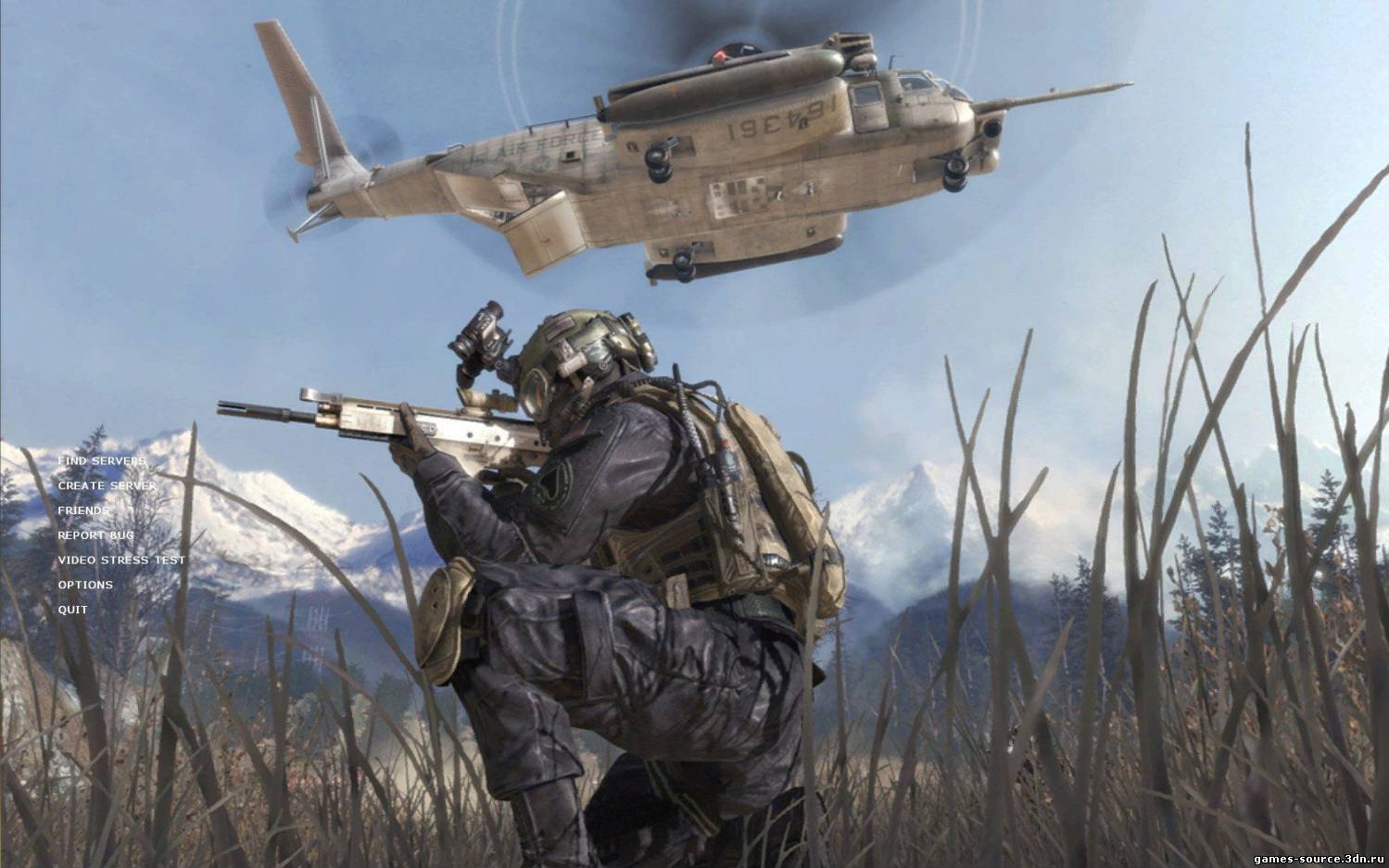 MW2 Background со звуком