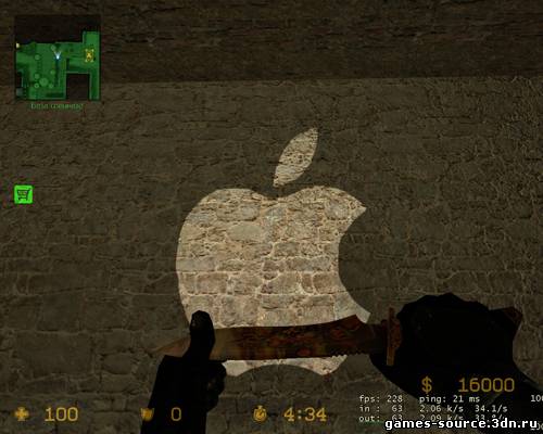 Apple фонарик