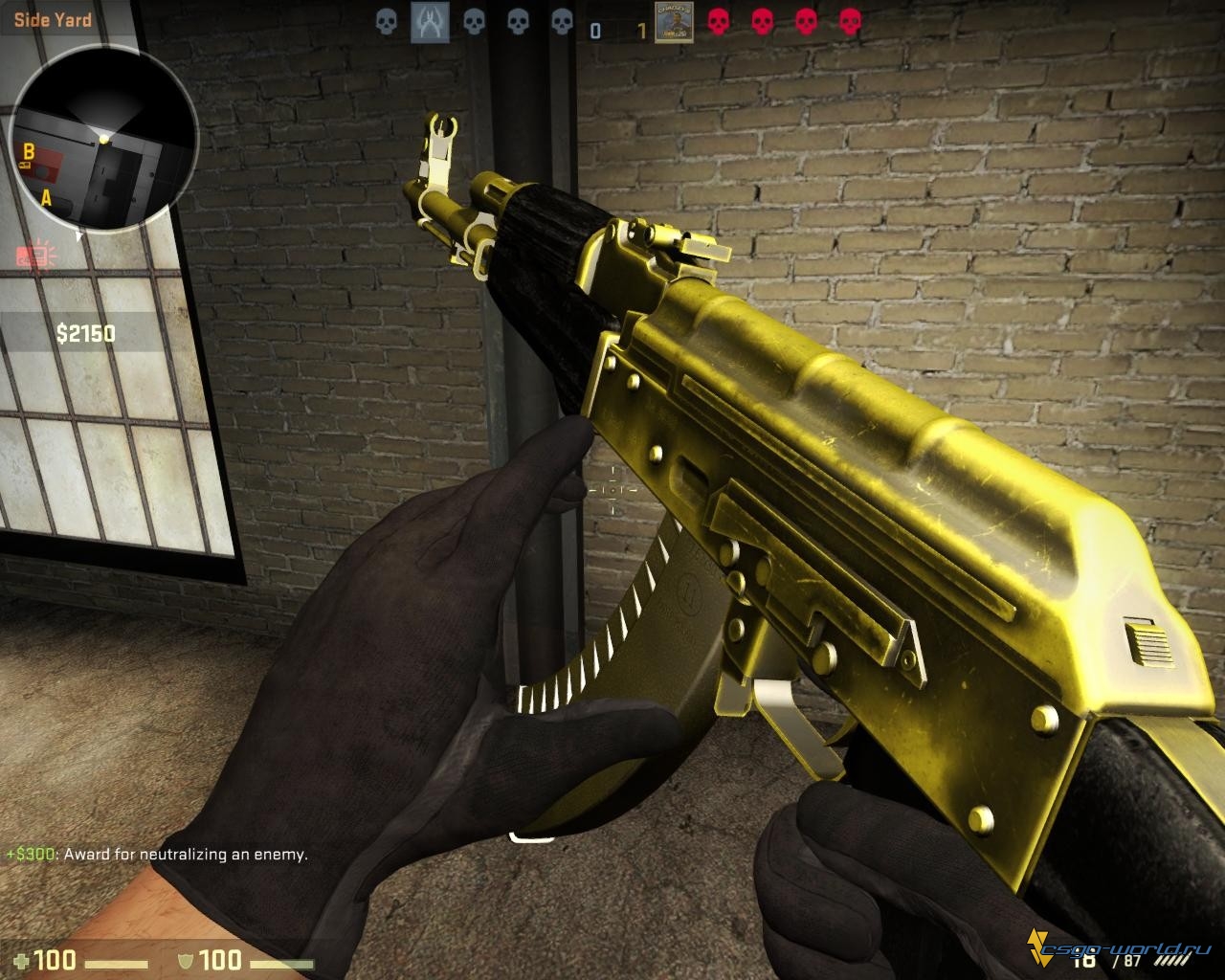 Golden AK-47 для CS:GO