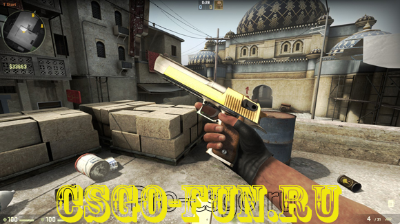 Модель Gold Desert Eagle для CS:GO