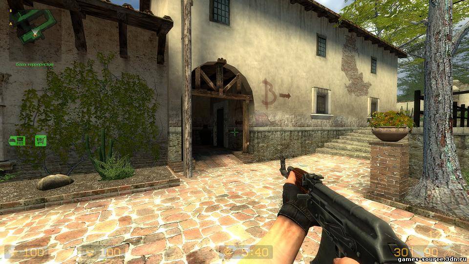 Knife,Glock,Galil,AK-47,G3SG1 из CS:GO для CS:S