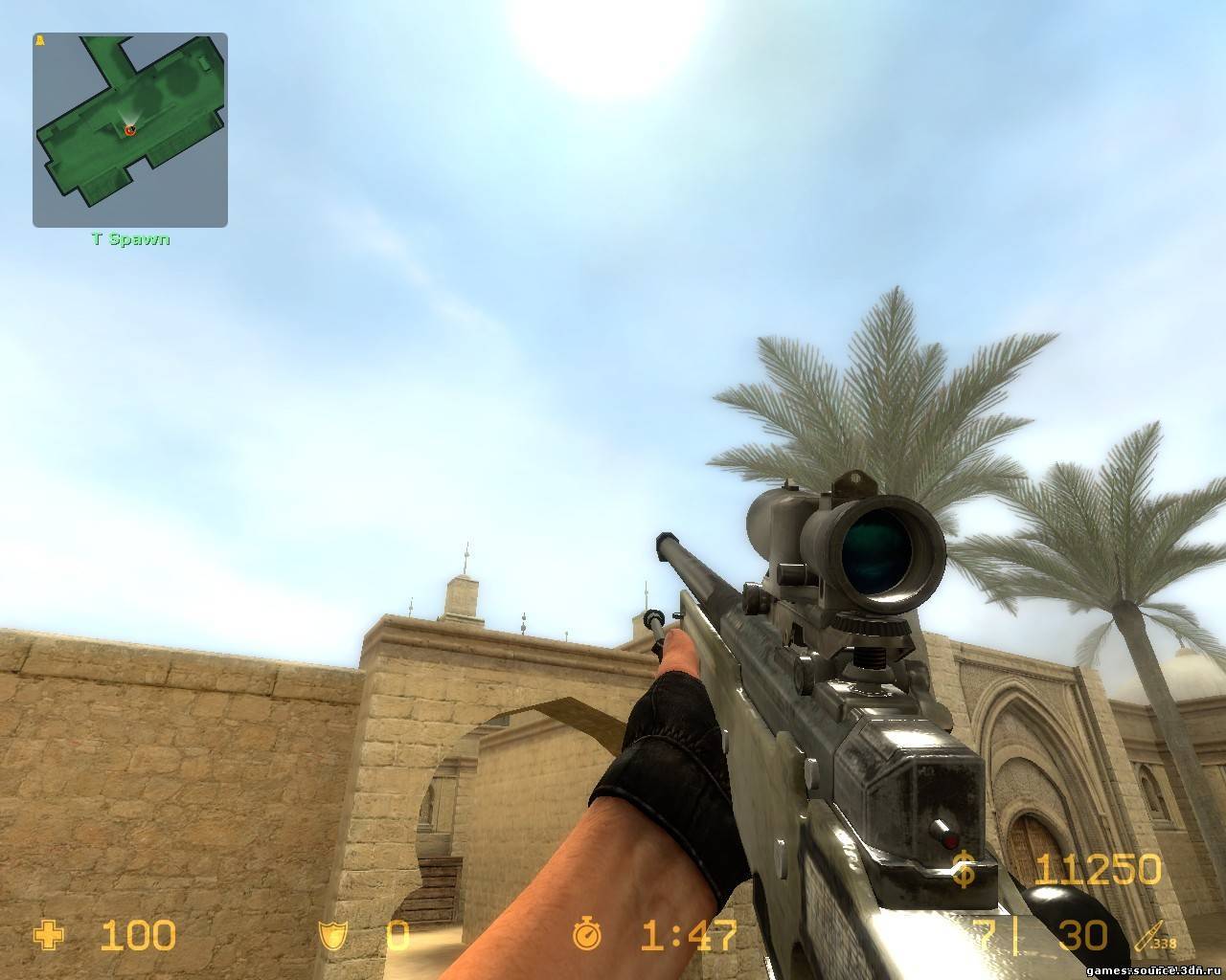 модель оружия из COD Black Ops для CSS
