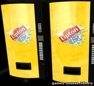 Lipton ice tea machine & bottle