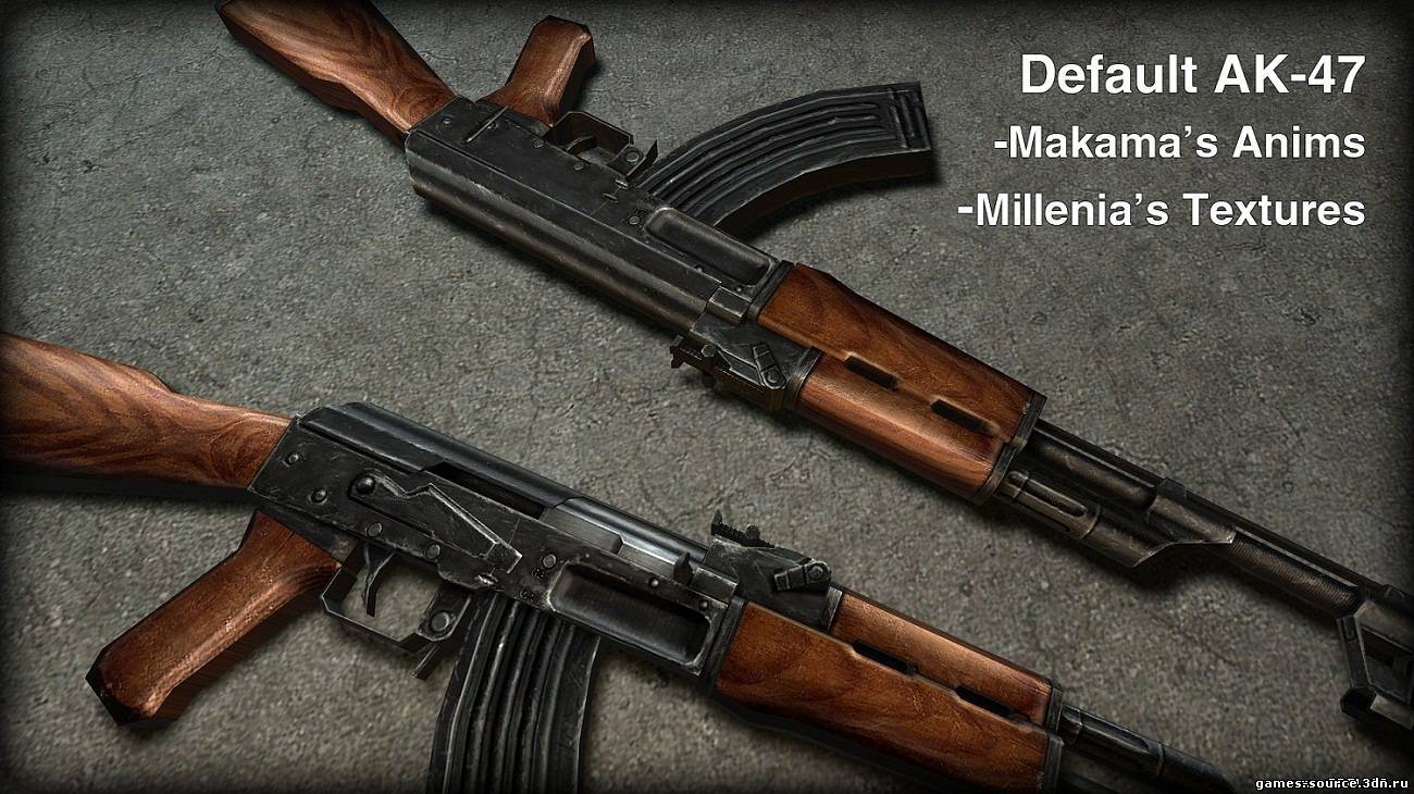 Обычный Ak-47 С новыми анимациями для css