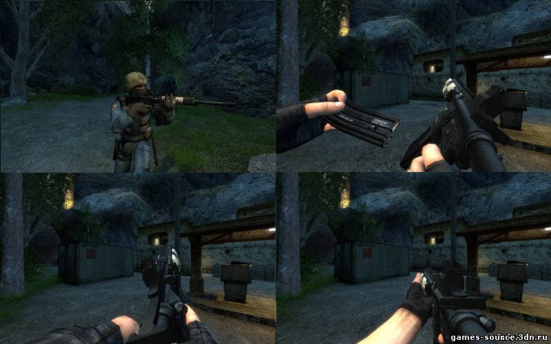 Скачать модель Heckler & Koch 416 (M4a1) для CSS