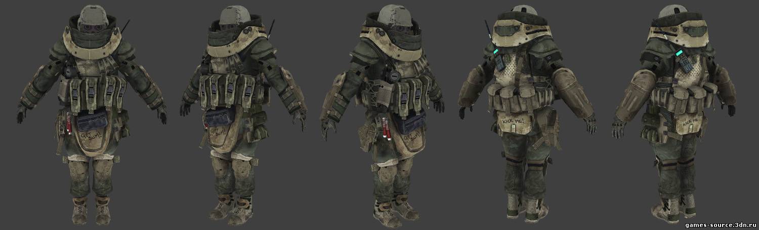 Джагернаута из COD MW2 (модель игрока ct gign)